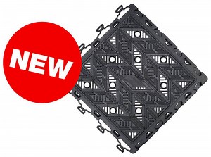 Azpects EasyClickBase – A ground-breaking sub-base system – Black 1m2 - Simply Wood