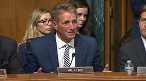 'This country is being ripped apart': Sen. Flake at Judiciary Committee