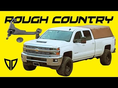 How to Install Upper Control Arms on a Silverado 2500 Duramax | Rough Country 2-4" level/lift