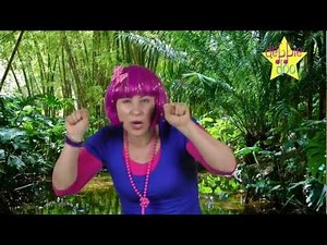 For Children. Three Green And Speckled Frogs & Der Glumph - Nursery Rhyme with Actions - Debbie Doo!