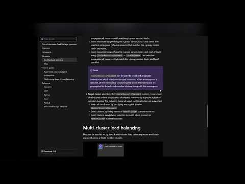 Azure Kubernetes Fleet Manager - Multi-cluster Management in Azure