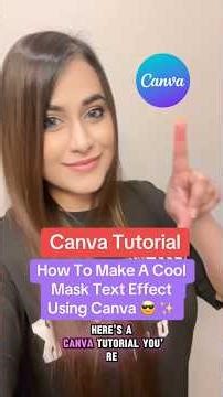 Canva Tutorial - How To Create A Text Masking Effect Using Canva!