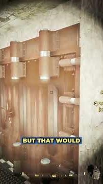 This vault door was installed backwards!
