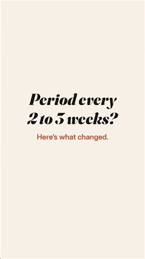 Period Every 2–3 Weeks? Why Perimenopause Shortens Your Cycle
