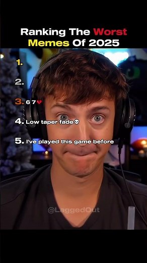 Ranking The Worst Memes of 2025😭