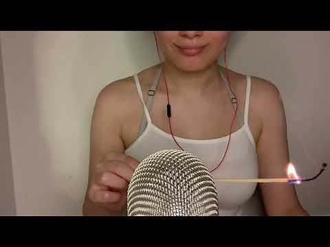 Lighting matches/ Striking matches, visual triggers, matches sounds ASMR