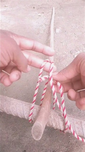 Strong Way to Tie Wood and Steel Together 🪢💪#RopeKnot #DIY #Woodworking #Shorts