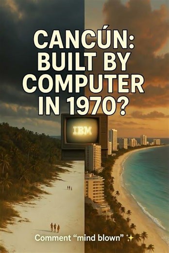 Cancún Built by Computer? 🤯 From 3 People to Paradise!