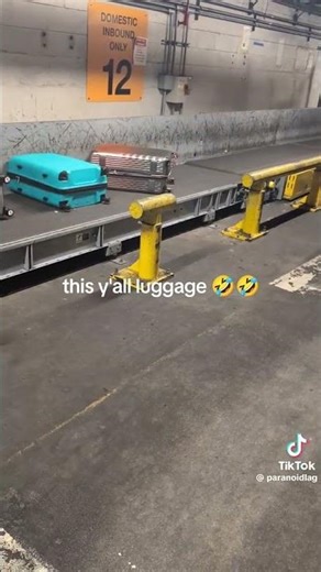 wow watch how they treat your luggage. I'd rather no know. #youhearme #baggageclaim