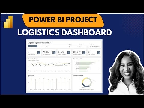 Power BI Project : Logistics Operation Dashboard | Power BI Tutorial for Beginners