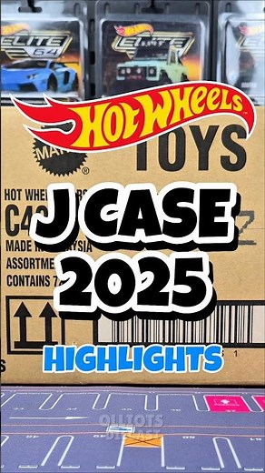 Hot Wheels J Case 2025 Highlights - Including the new Ferrari SF90 Stradale