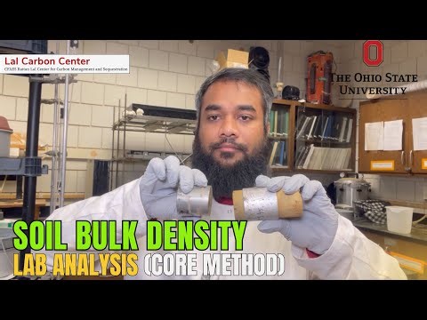 Soil Bulk Density Measurement in the Laboratory (Core Method)