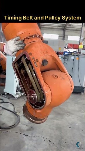 Inside an Industrial Robot Arm! 🦾 (Timing Belt & Pulley) #shorts