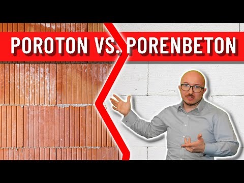 Poroton vs Porenbeton | Energieberater erklärt Vor- & Nachteile