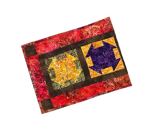 Handmade Autumn Leaf Batik Table Runner - Etsy