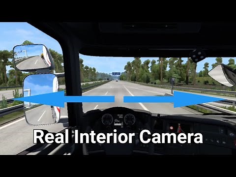 ETS2 v1.45 Real Interior Camera