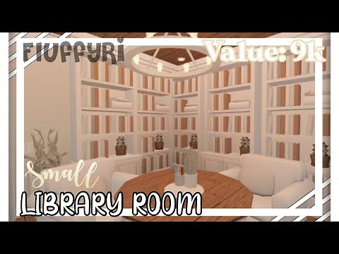 Small Library Room I BloxBurg Speedbuild I FluffyRi