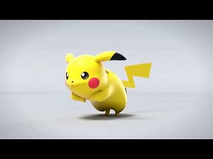 Pikachu Run Cycle Animation
