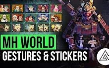 【MHW】《怪物猎人：世界》迄今为止已知的所有动作、贴纸和设置选项