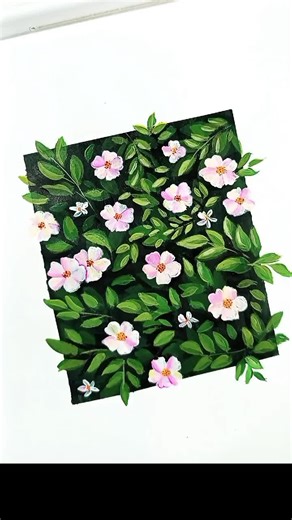 CanvasCrafter (@canvascrafter2) - Easy Wild Flowers Painting Tutorial