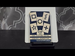 8K Original Zener cards ESP cards 1937 Test your psychic powers paranormal activity Ghostbusters