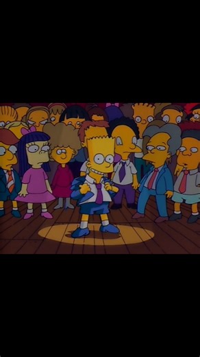 The Bart Dance 💃 🕺 #music #Dance #funny #simpsons #bartsimpson #edit