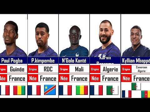 The Origin Of France Team Football Players