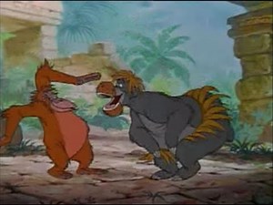 I Wanna Be Like You - (Jungle Book) crazy King Louie's song and dance with Baloo