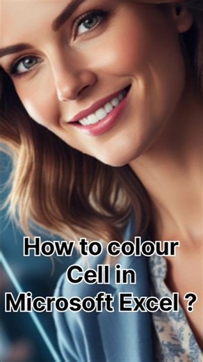 How to colour Cell in MS Excel | excel tricks | excel tutorial | shortfeed | shorts | short video