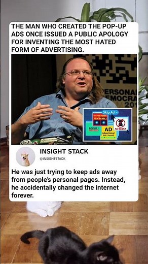 Accidentally Ruined the Internet: The Story of the Pop-Up Ad Inventor #trend