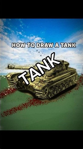How to draw a Tank #art #drawing #rasflaw #inkart #howto