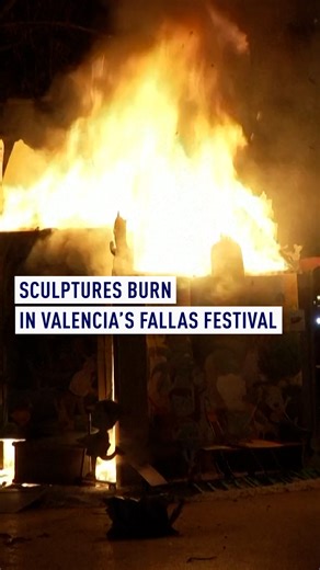 Fallas festival fires up Valencians with burning effigies