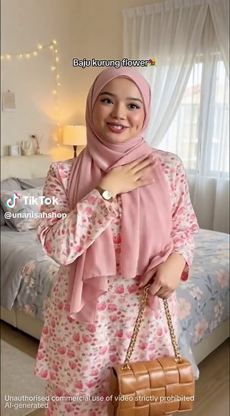 #bajuraya #bajukurung #bajukurungmoden #bajurayamurah #flower