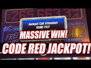 HIGH LIMIT ★ CODE RED SLOT MACHINE ★ JACKPOT HANDPAY ➜ MASSIVE WIN