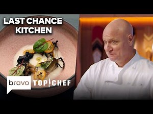 Could You Cook With A Stunt Double? | Top Chef: Last Chance Kitchen (S22 E9) Pt 1 | Bravo