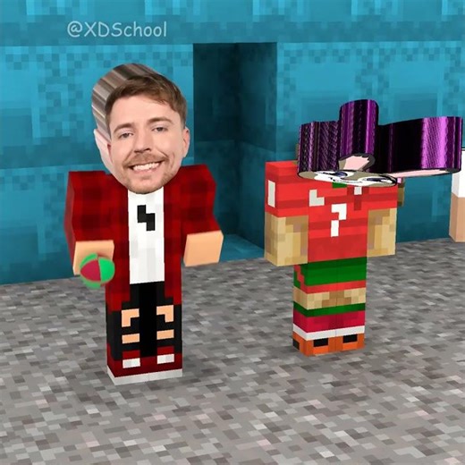 When MrBeast and Sprunki Hopps play the Squid Game marbles!