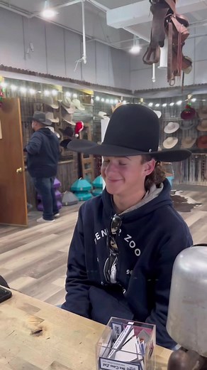 Rodeo King Black Crown Cattleman Hat - Custom Cowboy Hats