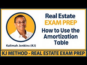 Real Estate Exam Prep – How to Use the Amortization Table