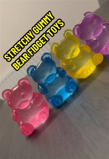Fun and Stretchy Gummy Bear Fidget Toys