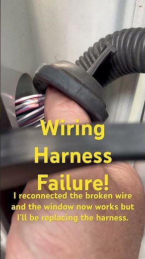 Nissan Rogue Window not Working due to faulty wiring harness. It’s not the switch or the motor!