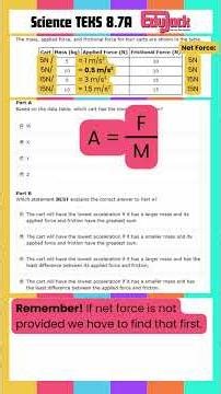 Lowest Acceleration 👀 | Net Force ÷ Mass (STAAR Physics)