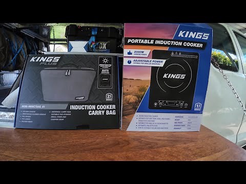 Kings 2000W induction cooker and bag review