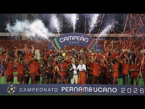 SPORT CAMPEAO PERNAMBUCANO 2026 FESTA NA ARQUIBANCADA