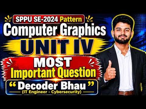 sppu 2024 pattern computer graphics important question