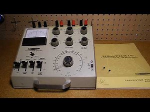 The Heathkit IM-36 Transistor Tester