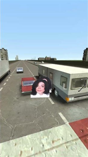Getting Chased by Michael Jackson Nextbot Gmod on Road #shorts
