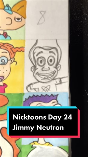 Nicktoons Series Day 24 Jimmy Neutron #art #fyp #nickelodeon #nicktoons #2000sthrowbacks #jimmyneutron