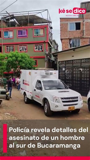 A man was murdered this Wednesday south of Bucaramanga