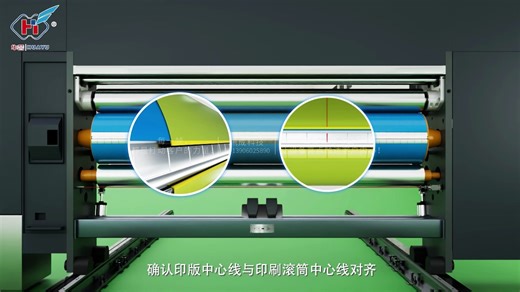 华宇设备印刷机印刷单元操作工业三维动画P1