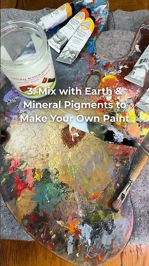 Make Your Own Plant-Based Paints with Natural Earth Acrylik Medium 🌱